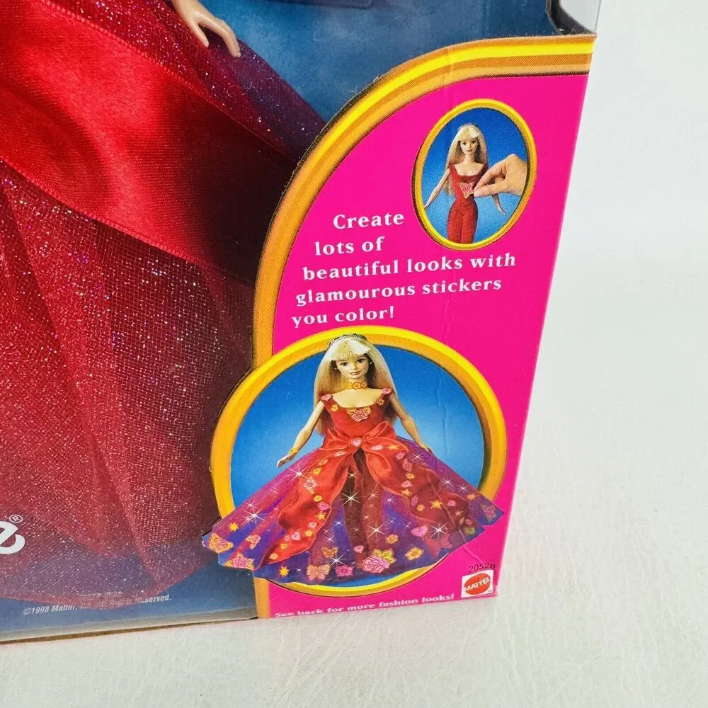 Barbie Very Velvet Doll 20528 Vintage 1998 Markers‎ Stickers Blonde New